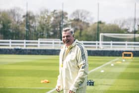 FIRST ENCOUNTER - Leeds United boss Sam Allardyce wrote the headlines in his first press conference at Thorp Arch.