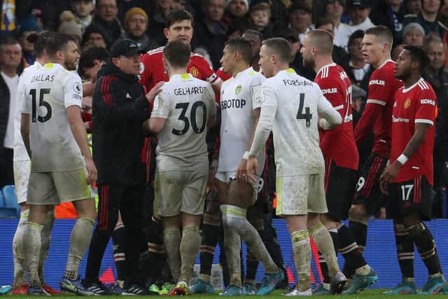 BITTER RIVALS - Leeds United and Manchester United will have two opportunities to earn bragging rights in the space of a few days in February, should circumstances allow. Pic: Getty