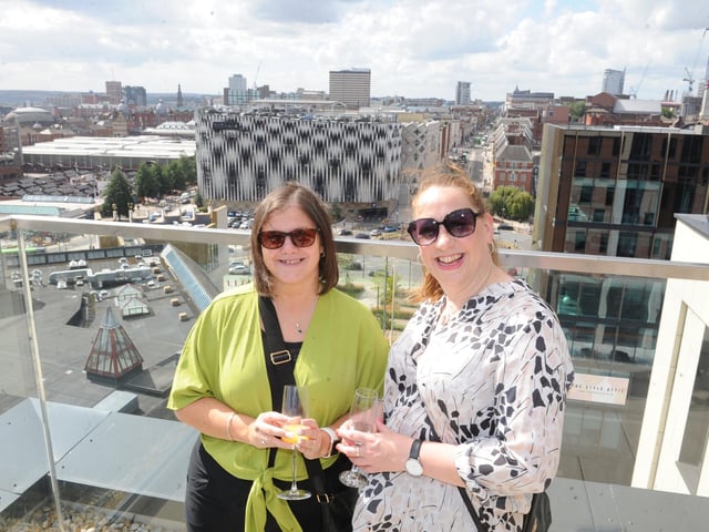 The Style Attic Summer Soiree at Moda New York Square, Quarry Hill. Pictured are Claire Bloom and Helen Wilson, of Crossgates.