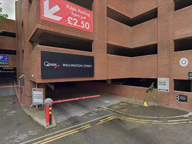 Q-Park Wellington Street - £5. West One - 114 Wellington Street, Leeds LS1 2QB.