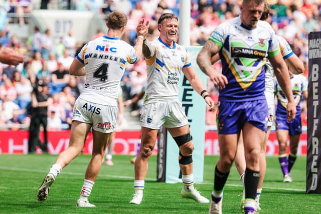 Chris Hankinson - who is on a six-game scoring run, including the Magic Weekend win against Bradford Bulls - could switch to Leeds Rhinos' left-wing from the pack. Picture by Alex Whitehead/SWpix.com.