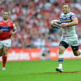 Friday's game against Hull KR is Leeds Rhinos' annual motor neurone disease awareness fixture in memory of club legend Rob Burrow, seen scoring against the same opposition in the 2015 Challenge Cup final. Picture by Steve Riding.