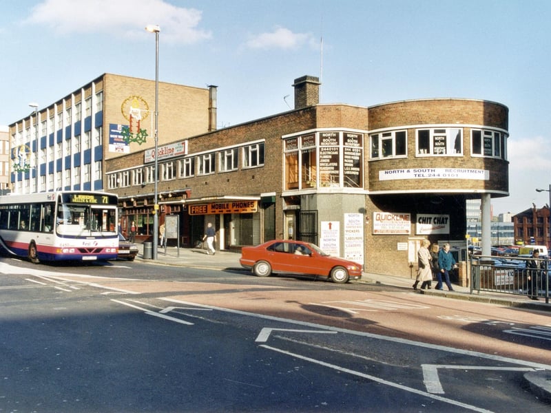 The old bus station had become home to a range of businesses when this photo was taken in October 1999.