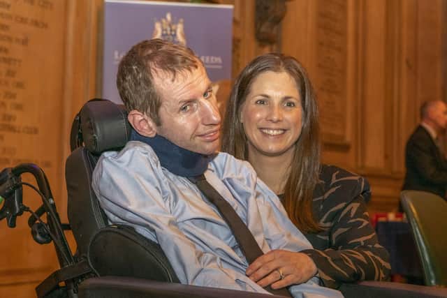 Leeds Rhinos legend Rob Burrow narrowly missed out on a National Television Award this evening (September 5) after being shortlisted for his inspirational documentary, 'Rob Burrow: Living with MND', which he made with wife and physiotherapist Lindsey. Photo: Tony Johnson.