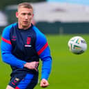 Leeds Rhinos' Mikolaj Oledzki seen at England training ahead of Saturday's first Ashes Test against Australia. Picture by Olly Hassell/SWpix.com.