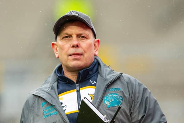 Rhinos academy coach Tony Smith. Picture by Craig Hawkhead/Leeds Rhinos.
