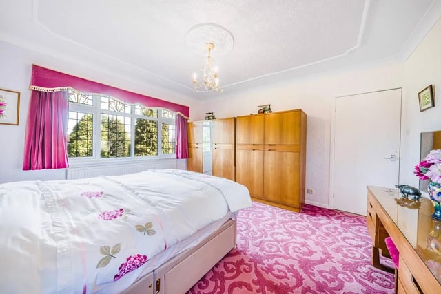 The main bedroom is a delightful double bedroom with an impressive curved bay window at the front of the first floor.