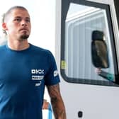 HOUSTON, TEXAS - JULY 20: Kalvin Phillips of Manchester City arrives at the stadium prior to the Pre-Season friendly match between Manchester City and Club America at NRG Stadium on July 20, 2022 in Houston, Texas. (Photo by Matt McNulty - Manchester City/Manchester City FC via Getty Images)