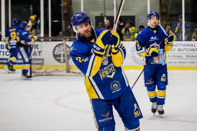 BOWING OUT: Leeds Knights' forward James Archer will retire from playing at the end of this season - hopefully after adding a play-off title to the league crown he has helped the team win already this season. Picture: Jacob Lowe/Knights Media.