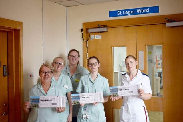 50 Doncaster key workers are on their way to the Betfred St Leger Festival after surprise visit from Racecourse Representatives