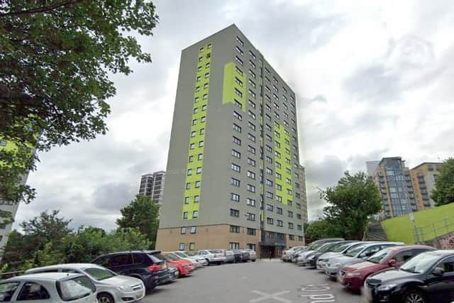 The woman was pronounced dead at Oakland Court in Leeds. Photo: Google