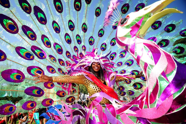 The annual event and celebration of Caribbean culture, held in Chapeltown and Harehills, first took place in 1967. It is considered among the longest-running events of its kind in Europe and has been held every year since its inception, except for 2020 and 2021 owing to the outbreak of Covid-19. Pictured is Carnival Queen Tahiela Odain Hamilton in 2019.