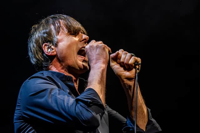 Brett Anderson of Suede, performing earlier this year at York Barbican. Picture: Ernesto Rogata