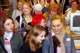 The League of Gentleman sign copies of their new book, Scripts and That, at Borders in November 2003.