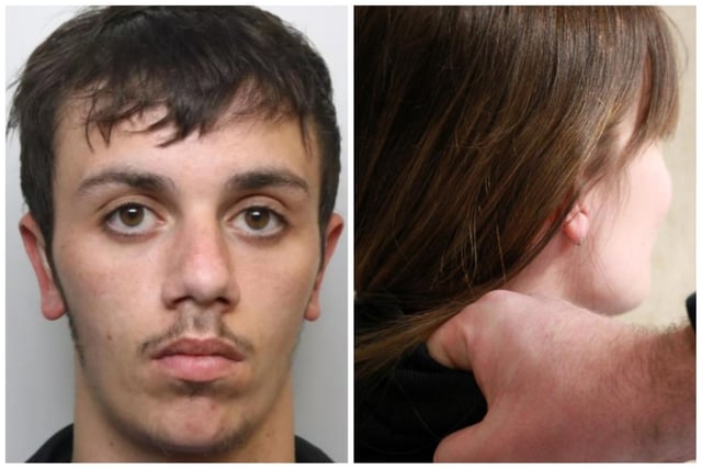 Convicted arsonist Georgie Greechan who was released from jail on licence attacked his girlfriend when she tried to end their relationship. The 27-year-old, of Barden Terrace, Armley, punched her to the head and face, knocking out her tooth, before strangling her. He was given a 14-month jail sentence and a 10-year restraining order.