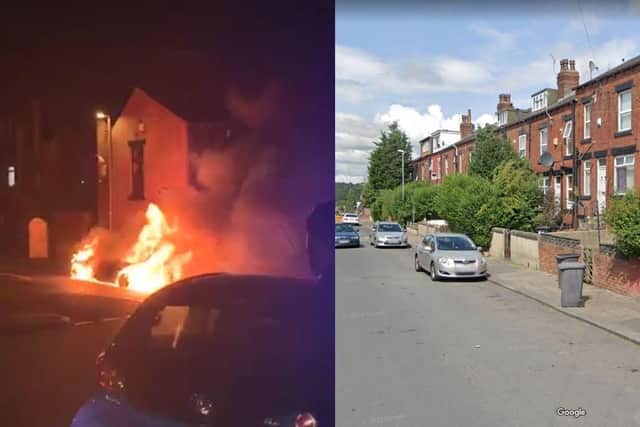 Police received a report of a car on fire in Dorset Street, Harehills.