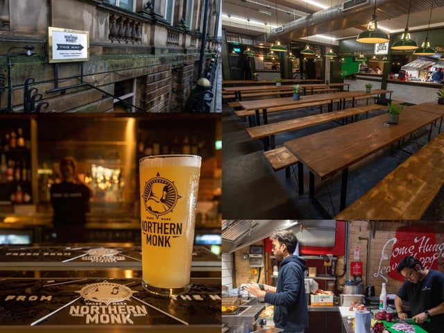 Take a look inside The Northern Market, featuring a food market, beer hall and frozen cocktails.