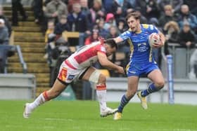 Centre Paul Momirovski has an ankle injury and will miss Leeds Rhinos' home game against London Broncos. Picture by Steve Riding.