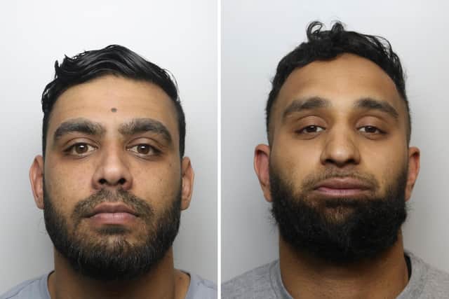 (left) Eesa Elahi and Syed Shah were both sentenced to three years and four months in prison. Photo: West Yorkshire Police