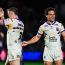Harry Newman, left and Brodie Croft are both set to make thier final home appearance for Leeds Rhinos on Friday. Picture by Alex Whitehead/SWpix.com.