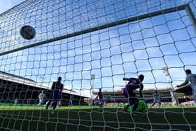 NOT ENOUGH: Pascal Struijk fires Leeds United ahead at Crystal Palace only for the Whites to still suffer a 2-1 defeat. Photo by GLYN KIRK/AFP via Getty Images.