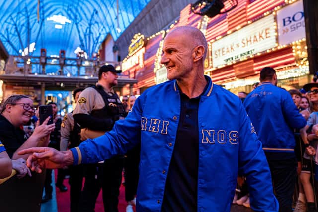 Leeds Rhinos boss Brad Arthur, seen in Las Vegas two months ago, has been interviewed for the England coaching role. Picture by Alex Whitehead/SWpix.com.