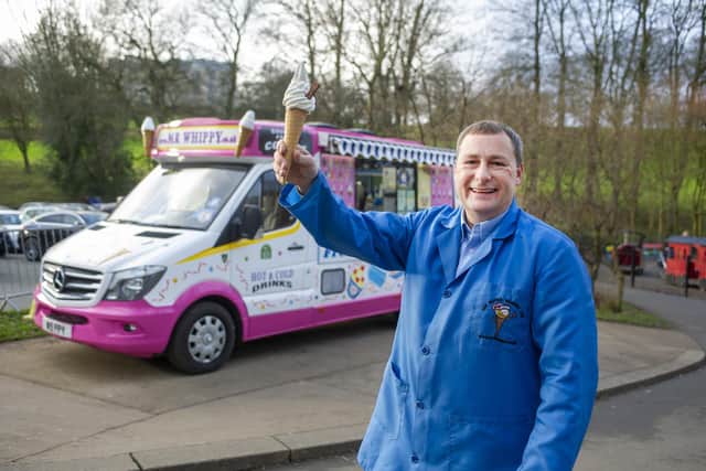 Mr Whippy's ice cream van is leaving Roundhay Park after 25 years. Mr Whippy Leeds owner Ian Smith has been working in the business his whole life. He is pictured here in 2020 by Tony Johnson.