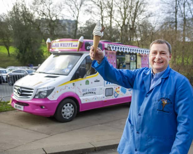 Mr Whippy's ice cream van is leaving Roundhay Park after 25 years. Mr Whippy Leeds owner Ian Smith has been working in the business his whole life. He is pictured here in 2020 by Tony Johnson.