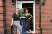 (From left) Karen Wright with her cousin Heather and daughter Kit