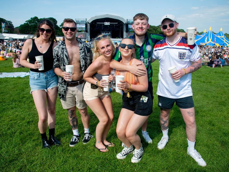 Live at Leeds in the Park, Temple Newsam, Leeds. Fans in the crowd on May 27, 2023.