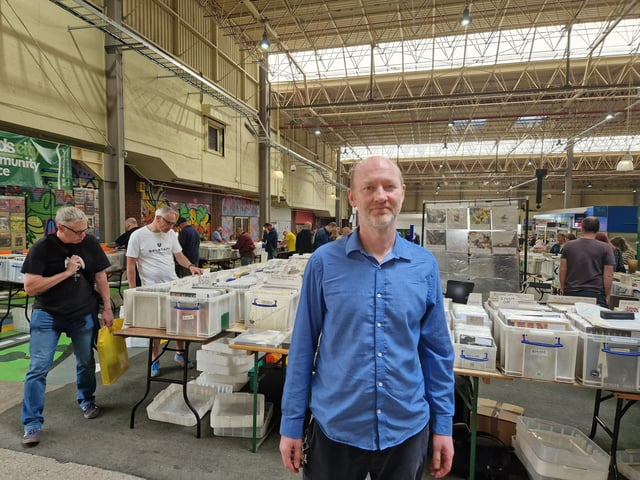 Organiser John Cox has been holding the event at Kirkgate Market since 2017