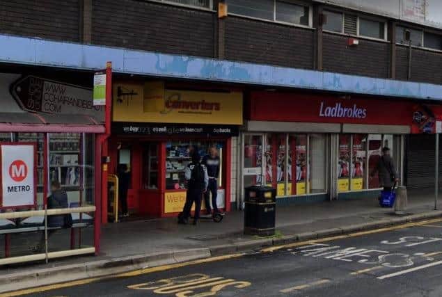 Hamrozy punched the man outside Cash Converters on Roundhay Road.