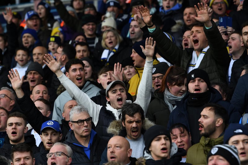 Preston North End succeeded in making Elland Road's famous atmosphere go flat for a period, before the physicality of the game and Leeds' urgency sparked the usual raucous din. Pic: Jonathan Gawthorpe