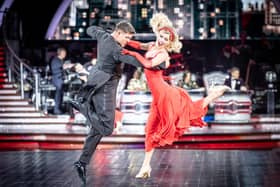 Tasha Ghouri and Aljaž Škorjanec on the Strictly Come Dancing Live! tour. Picture: Marc Brenner