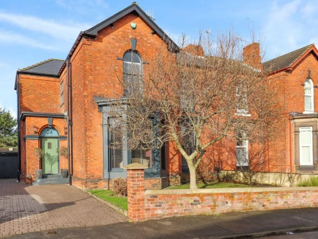 An exterior view of Derbyshire's most desired house.