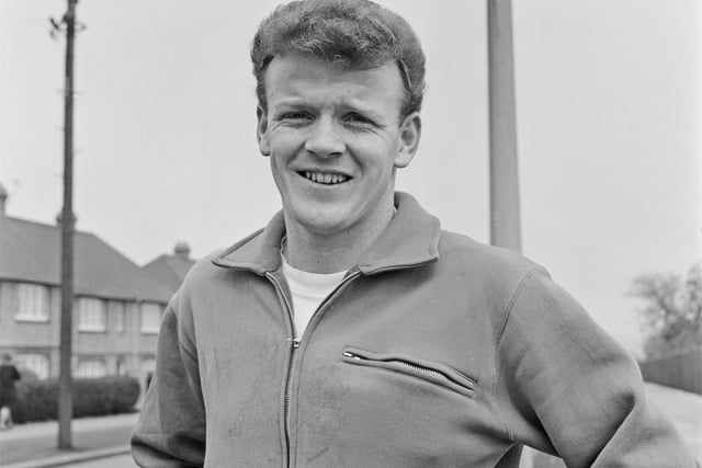 Scottish footballer Billy Bremner of Leeds United, the day before playing in the FA Cup final against Liverpool at Wembley Stadium, UK, 30th April 1965. Liverpool won the match 2-1.  (Photo by Evening Standard/Hulton Archive/Getty Images)