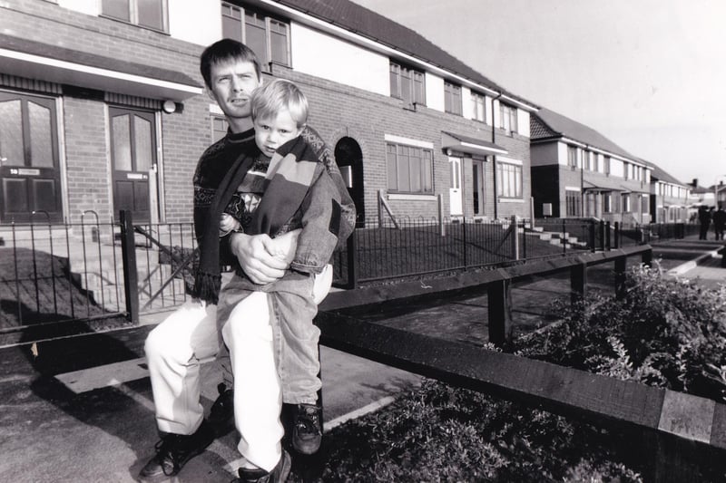 Amberton Garth was said in 1992 to be the street that no-one - not even the homeless - wanted to live in. But since then tenants have been moved out and the North British Housing Association had invested £1.3 million upgrading the Garth. Michael Conroy, the only original tenant to return to the Garth received the keys to his newly built home in November 1993. He had been living for a year in Foundry Drive with his wife and two children. "It's a big, big improvement here," he said. "It's a bit like Brookside."