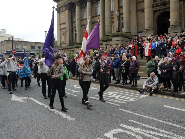 Guests included Cllr Bob Gettings, the Lord Mayor of Leeds.