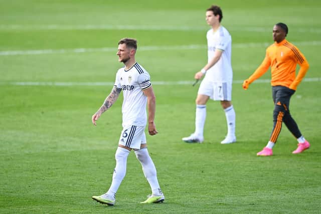 STRONG WORDS: From Whites captain Liam Cooper. Photo by Gareth Copley/Getty Images.