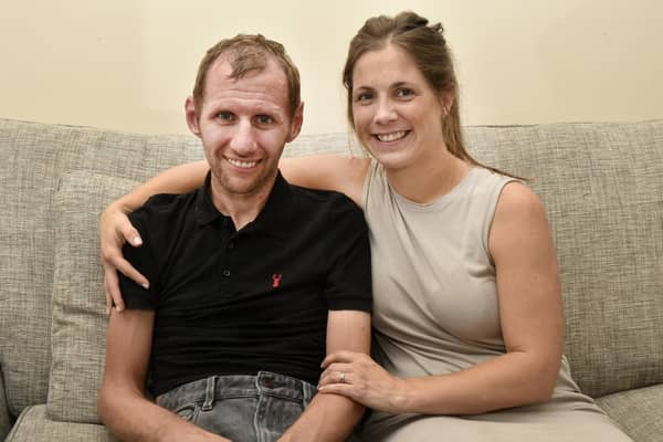 Lindsey Burrow has opened up about her husband Rob's MND diagnosis in an exclusive interview with the Yorkshire Evening Post, as a documentary about the former Leeds Rhinos star is shortlisted for a National Television Award. Photo: Steve Riding.