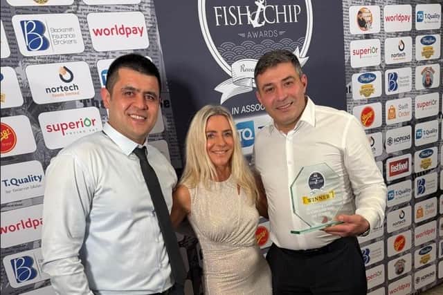 The Codfather picked up the Best Fish & Chips in Yorkshire & Humber at the English Fish & Chip Awards.