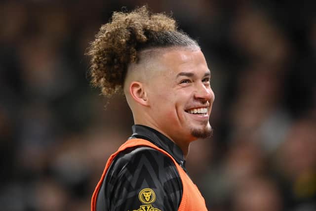 LEEDS LAD - Kalvin Phillips made his name at Leeds United prior to a £42m move to Manchester City in the summer of 2022. Last season he celebrated a treble but only started twice in the top flight. Pic: Getty