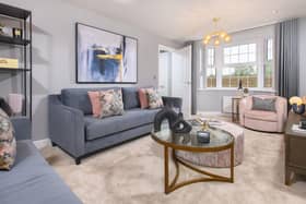 A typical interior inside a David Wilson Homes property
