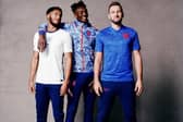 The latest kits were modelled by Joe Gomez, Tammy Abraham and Harry Kane (Nike)