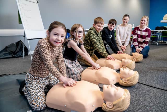 Wakefield children learn lifesaving skills at Amazon