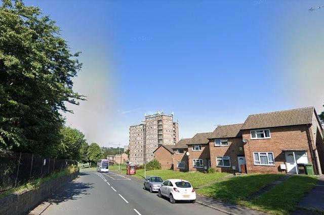 Tong Road, between Pipe and Nook Lane and Whingate.