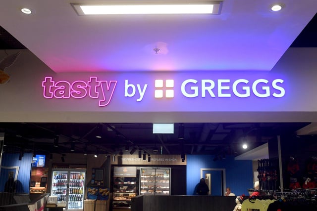 We look inside the new Tasty by Greggs cafe - which seats more than 100 customers