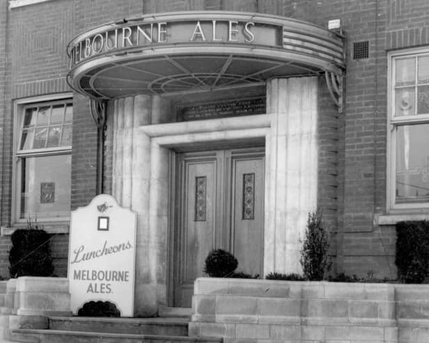 The  Fforde Grene pictured in April 1939. It  was opened in November 1938 by the Melborne brewery. The name was taken from the Ford family estate in Staffordshire; the old hall was called Fforde Grene. Managing director of the Melborne brewery was Edward V. Ford. Located at the junction of Harehills Lane and Roundhay Road. The pub was closed in July 2004 following a police raid.