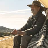 Tom Hanks and 12-year old Helena Zengel star in new Western, News of the World (Photo: Netflix)