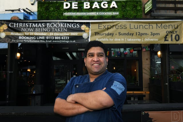 De Baga, Headingley, has a rating of 4.8 stars from 359 Google reviews - and the restaurant has a second branch in Chapel Allerton (pictured). A customer at De Baga said: "Fantastic meal, everything beautifully presented and very authentic. Best curry I’ve had in a long time. Recommend the mutton!"